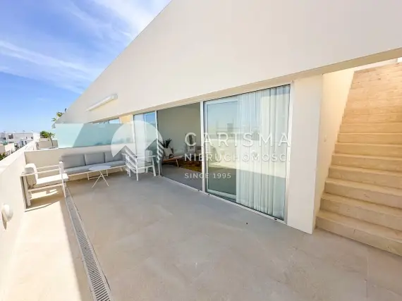 (15) Apartament z tarasem dachowym w Los Balcones z widokiem na Laguna Rosa, Torrevieja