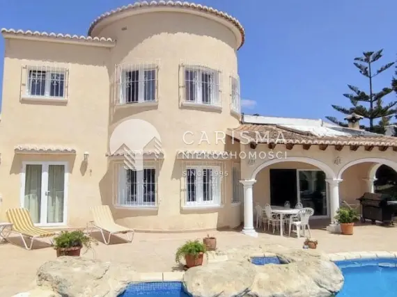 (35) Willa z widokiem na morze, blisko morza i centrum Moraira