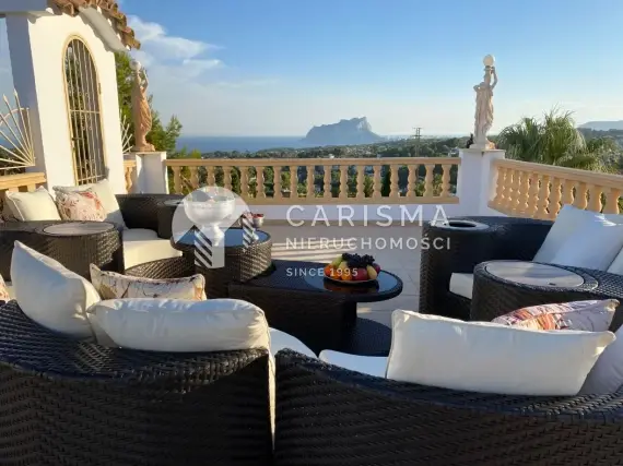 (26) Śródziemnomorska willa z widokiem na morze w Moraira