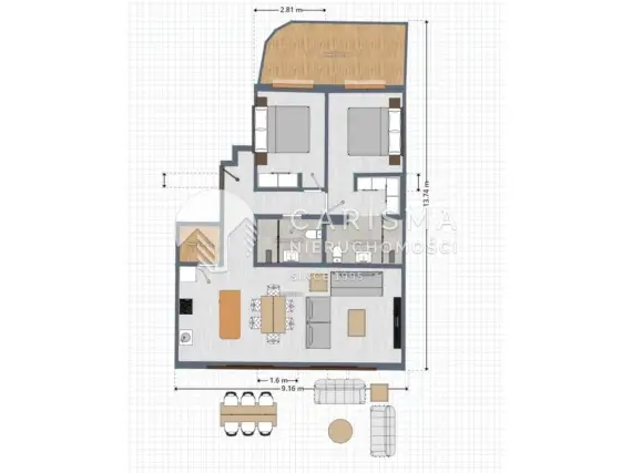 (22) Parterowy apartament w nowym budownictwie 5 min samochodem od plaży