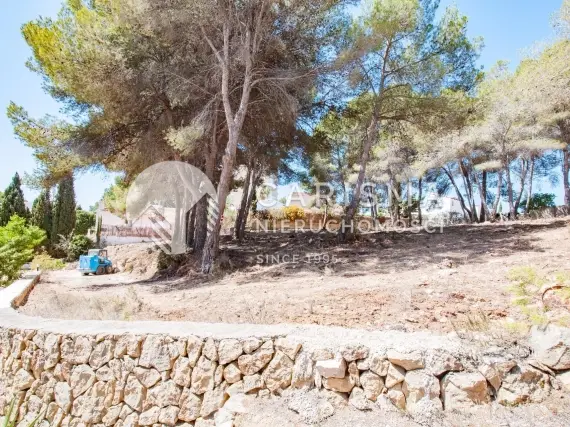 (9) Słoneczna działka budowlana z widokiem na morze, Moraira El Portet
