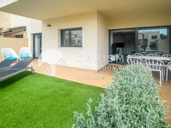 (5) Apartament na parterze z widokiem na południe w Los Dolses, Orihuela Costa