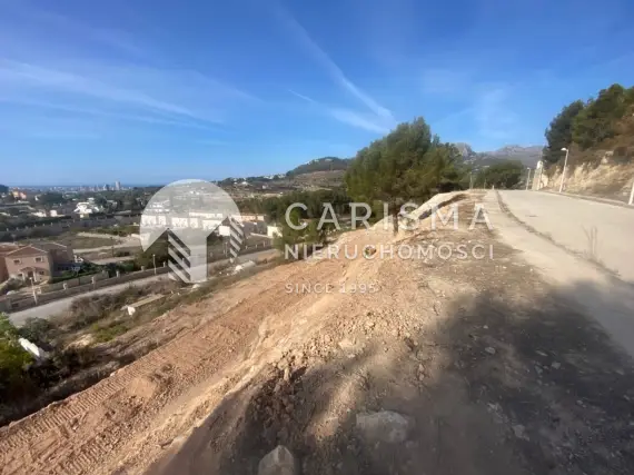 (4) Działka z widokiem na morze w Empedrola, Calpe
