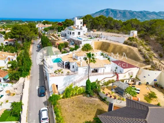Śródziemnomorska willa z widokiem na góry i morze w Alfaz del Pi, Costa Blanca 2