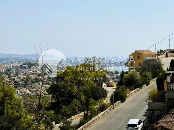 Działka budowlana z widokiem na morze w Calpe (Maryvilla), Costa Blanca 1