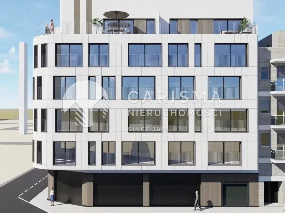 (12) Torrevieja: nowoczesne apartamenty 2-3 sypialnie z basenem i solarium