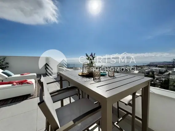 (26) Luksusowy penthouse duplex 2 sypialnie z panoramicznym widokiem na morze i góry, Higuerón West, Fue