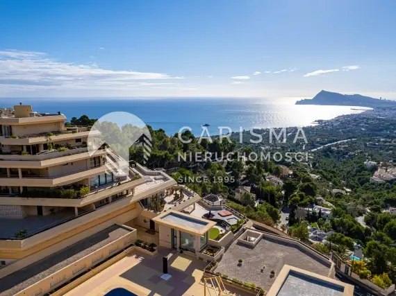 (19) Elegancki apartament w stylu śródziemnomorskim z panoramicznym widokiem na morze – Sierra de Altea