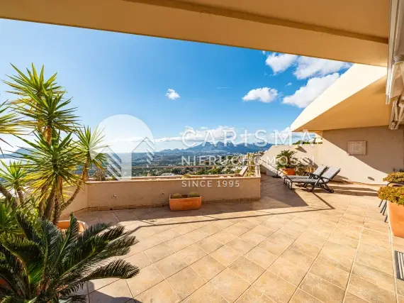 (4) Elegancki apartament w stylu śródziemnomorskim z panoramicznym widokiem na morze – Sierra de Altea
