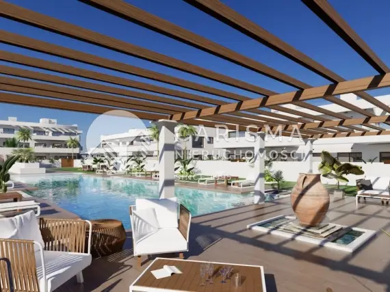 (8) Nowe apartamenty przy polu golfowym w Los Alcázares – widok na Mar Menor, Costa Cálida