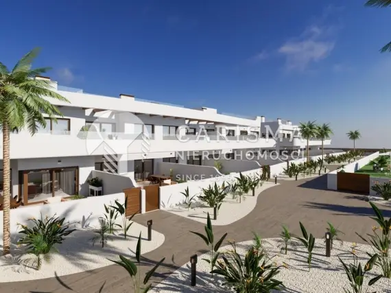 (9) Nowe apartamenty przy polu golfowym w Los Alcázares – widok na Mar Menor, Costa Cálida