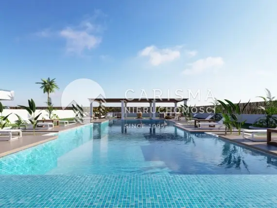 (14) Nowe apartamenty przy polu golfowym w Los Alcázares – widok na Mar Menor, Costa Cálida