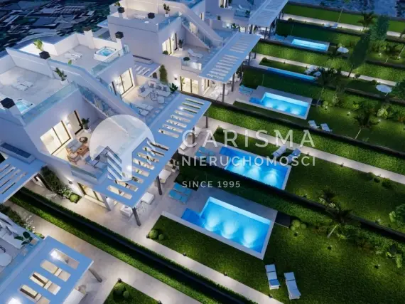 (5) Nowe wille przy plaży w Los Alcázares – Infinity Beach z prywatnym dostępem do promenady