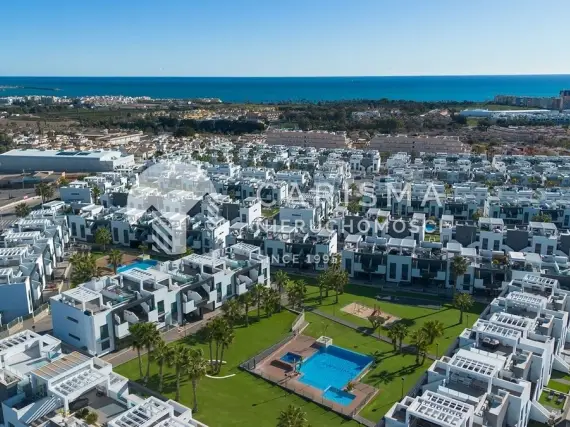 (19) Nowoczesny apartament parterowy narożny 2 sypialnie Oasis Beach, Costa Blanca blisko plaży