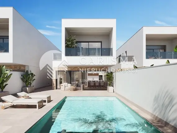 Nowe wille z basenem w San Pedro del Pinatar – nowoczesna architektura blisko morza 1