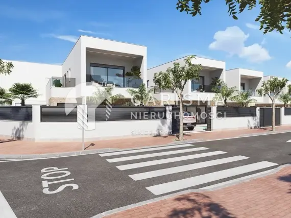 (7) Nowe wille z basenem w San Pedro del Pinatar – nowoczesna architektura blisko morza