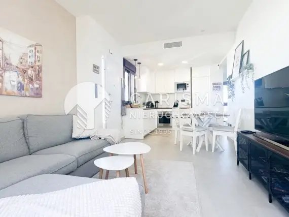 (6) Nowoczesny apartament na najwyższym piętrze z prywatnym solarium – Los Balcones, Torrevieja