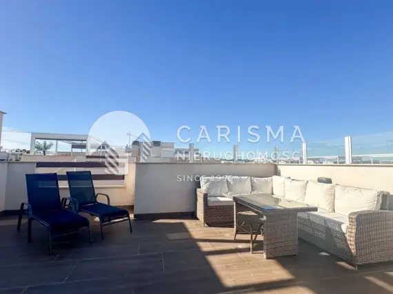 (41) Nowoczesny apartament na najwyższym piętrze z prywatnym solarium – Los Balcones, Torrevieja