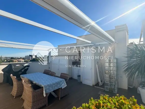 (43) Nowoczesny apartament na najwyższym piętrze z prywatnym solarium – Los Balcones, Torrevieja