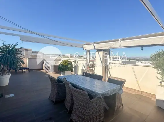 (45) Nowoczesny apartament na najwyższym piętrze z prywatnym solarium – Los Balcones, Torrevieja