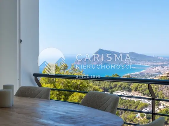 (6) Współczesna willa z panoramicznym widokiem w Altea Hills