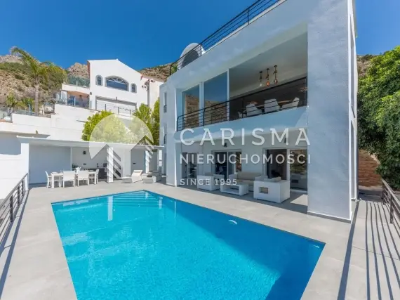 (46) Współczesna willa z panoramicznym widokiem w Altea Hills