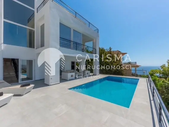 (53) Współczesna willa z panoramicznym widokiem w Altea Hills