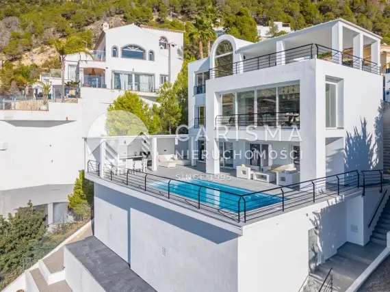 (67) Współczesna willa z panoramicznym widokiem w Altea Hills