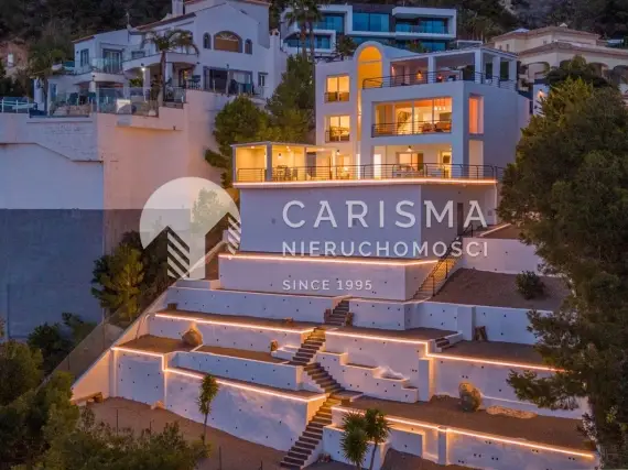 (82) Współczesna willa z panoramicznym widokiem w Altea Hills