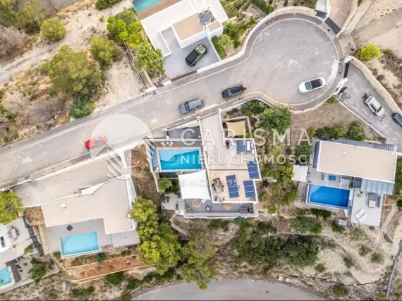 (50) Nowoczesna willa z panoramicznym widokiem na morze i góry, Altea