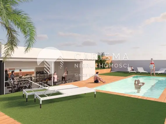 (5) Nowe apartamenty inwestycyjne z licencją turystyczną, basenem i tarasami w San Pedro del Pinatar