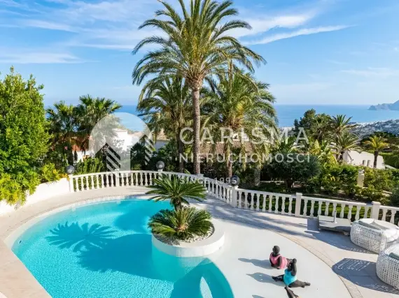 Ekskluzywna willa z widokiem na morze na Costa Blanca z tarasem, basenem i apartamentem 2