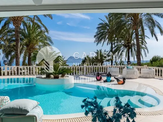 (5) Ekskluzywna willa z widokiem na morze na Costa Blanca z tarasem, basenem i apartamentem