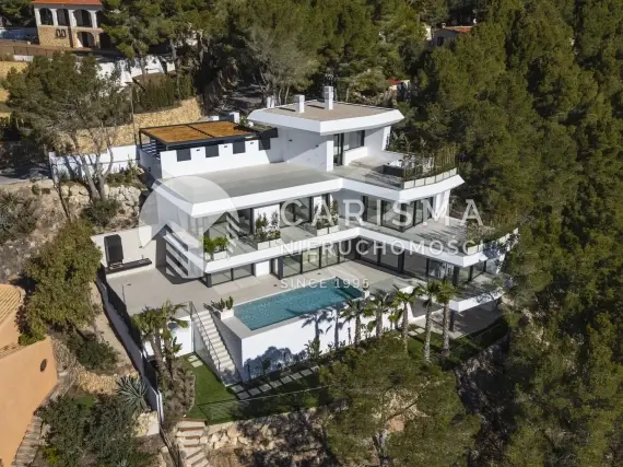 (59) Luksusowa willa z panoramicznym widokiem na morze i przybrzeżne miasteczka, Altea