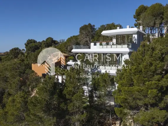 (67) Luksusowa willa z panoramicznym widokiem na morze i przybrzeżne miasteczka, Altea