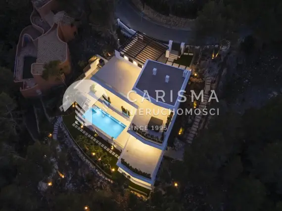 (98) Luksusowa willa z panoramicznym widokiem na morze i przybrzeżne miasteczka, Altea