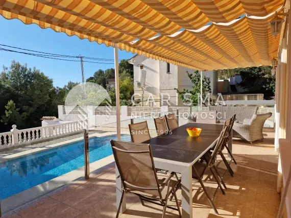 (31) Willa z widokiem na morze i Peñon de Ifach, Calpe, Costa Blanca Północ