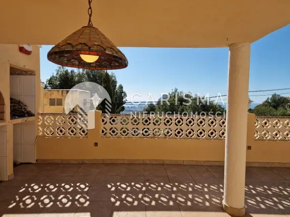(52) Willa z widokiem na morze i Peñon de Ifach, Calpe, Costa Blanca Północ