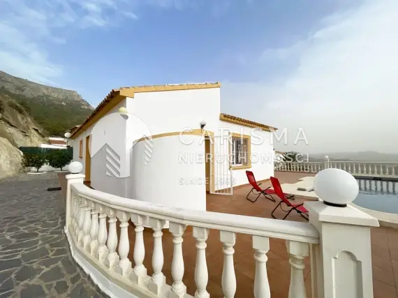 (14) Willa na sprzedaż w Calpe (Cucarres) – panoramiczny widok na morze i góry