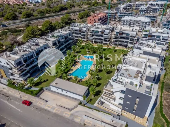 (34) Apartament Los Altos Orihuela Costa | Amanecer X, taras południowy, basen sauna parking, 3 km plaża