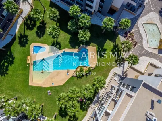 (35) Apartament Los Altos Orihuela Costa | Amanecer X, taras południowy, basen sauna parking, 3 km plaża