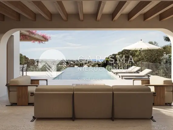 (4) Willa w stylu Ibiza jedynie 1 km od plaży La Fustera, Benissa Costa