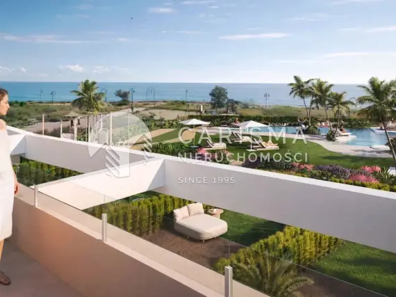 (9) Nowe, luksusowe ,szeregowe domy przy plaży na Costa Blanca z tarasem dachowym, ogrodem i basenem