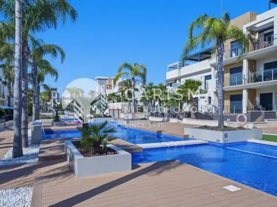 (34) Nowoczesny apartament w Orihuela Costa z tarasem, basenem i wyposażeniem, La Zenia