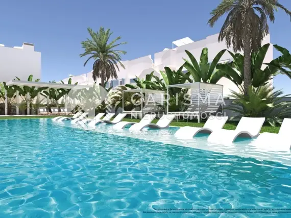 Nowe bungalowy w Pilar de la Horadada z parkingiem i tarasem dachowym na Costa Blanca 1