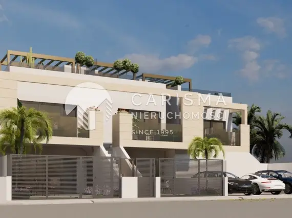 Nowe bungalowy w Lo Pagán 1,2 km od plaży z tarasem dachowym lub ogrodem i basenem 1