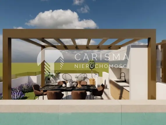 (36) Nowe bungalowy w Lo Pagán 1,2 km od plaży z tarasem dachowym lub ogrodem i basenem