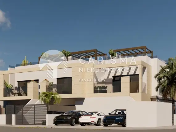 (40) Nowe bungalowy w Lo Pagán 1,2 km od plaży z tarasem dachowym lub ogrodem i basenem