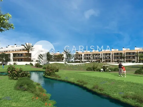 (16) Apartamenty przy polu golfowym La Serena z ogrodem lub tarasem dachowym w Los Alcázares