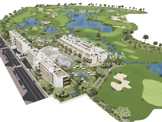 (22) Apartamenty przy polu golfowym La Serena z ogrodem lub tarasem dachowym w Los Alcázares